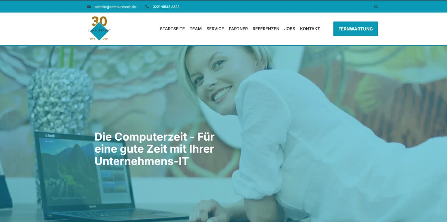 Computerzeit GmbH — Website