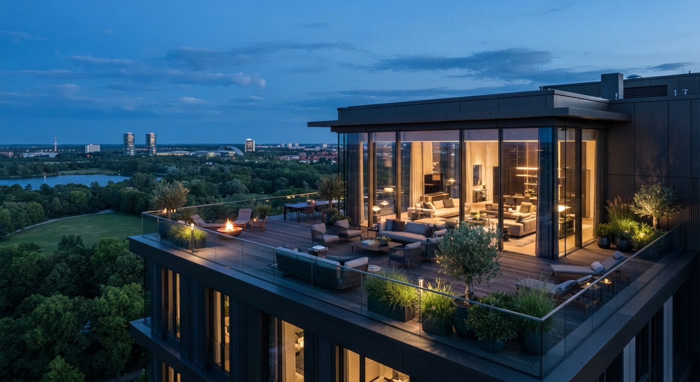 Penthouse mit Dachterrasse