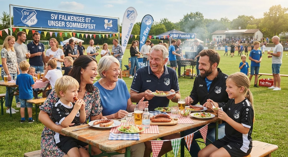 Sommerfest des SV Falkensee 07 mit Familien